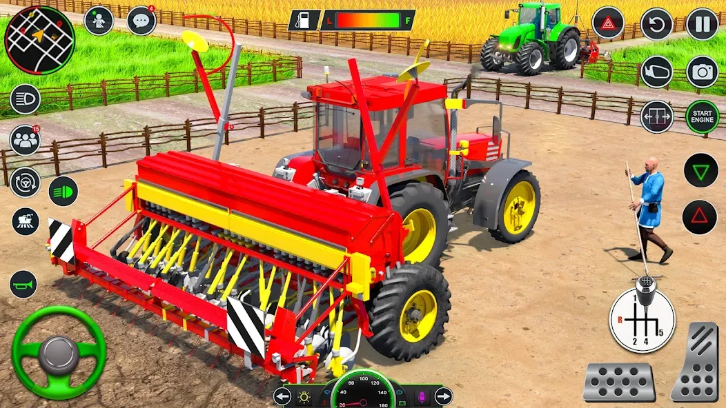 Real Tractor Driving Games (Риал Трактор Драйвинг Геймс) [МОД: Деньги, Монеты и Меню MOD] Screenshot 2