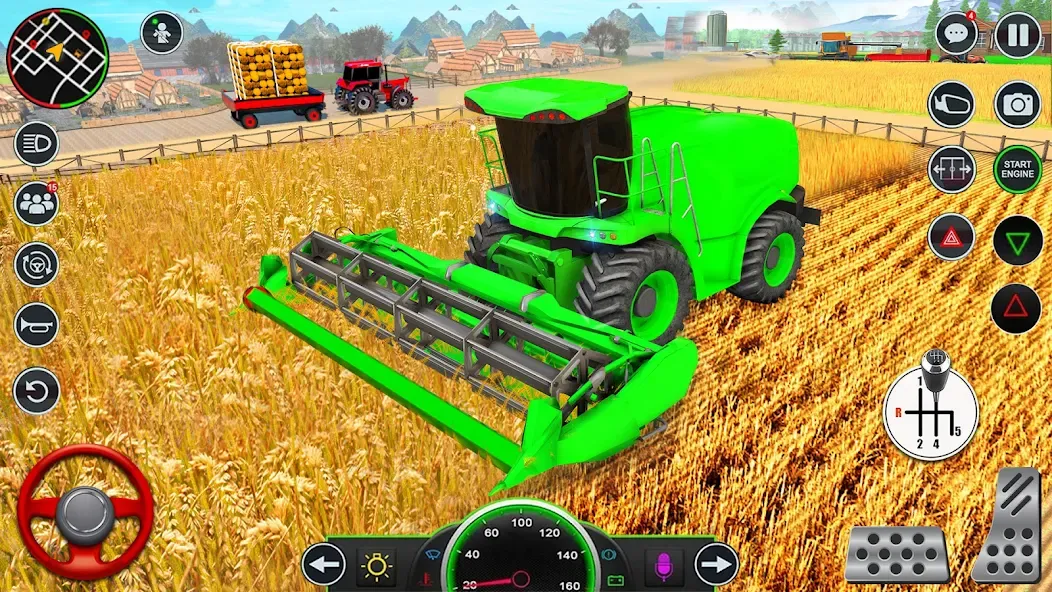 Real Tractor Driving Games (Риал Трактор Драйвинг Геймс) [МОД: Деньги, Монеты и Меню MOD] Screenshot 3