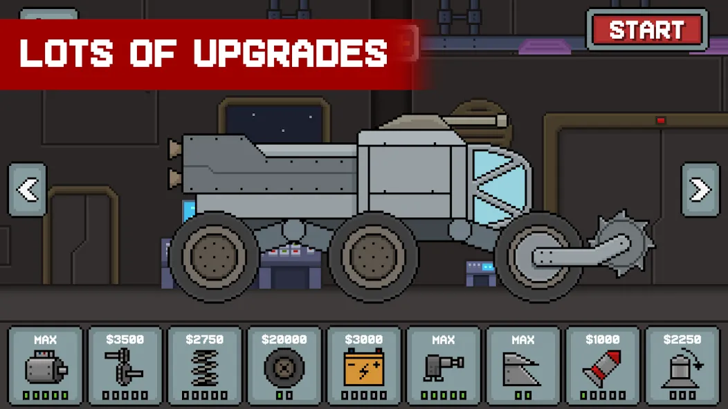 Death Rover: Space Zombie Race (Дэт Ровер) [МОД: Много монет, Открытые уровни и Мега MOD] Screenshot 1