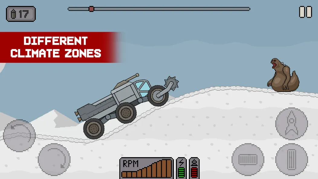 Death Rover: Space Zombie Race (Дэт Ровер) [МОД: Много монет, Открытые уровни и Мега MOD] Screenshot 3