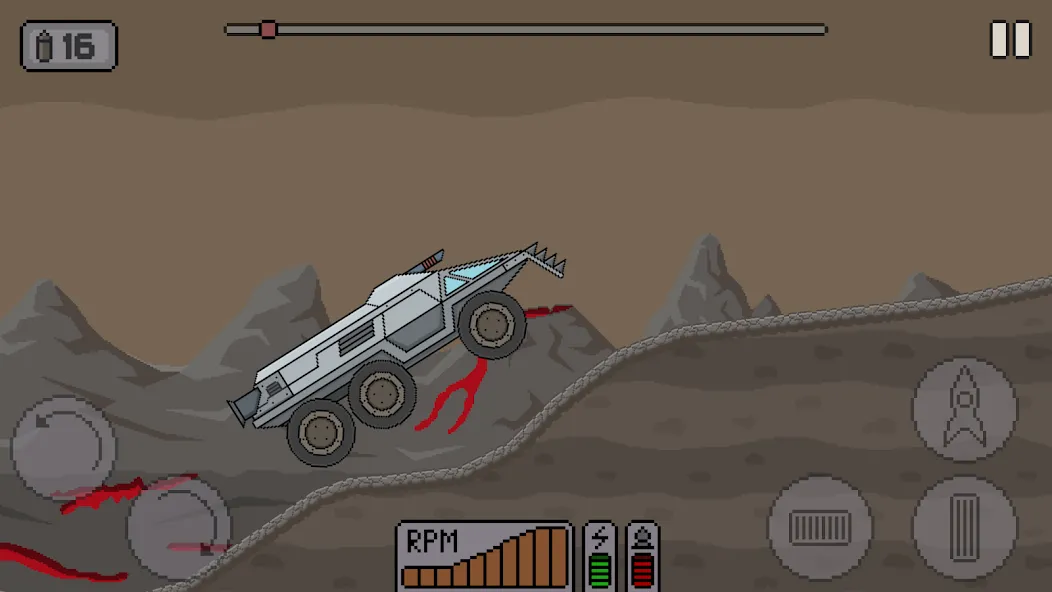 Death Rover: Space Zombie Race (Дэт Ровер) [МОД: Много монет, Открытые уровни и Мега MOD] Screenshot 5