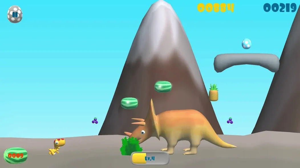 Dinosaur Run (Динозавр Ран) [МОД: Много денег, Монет и Все открыто] Screenshot 4