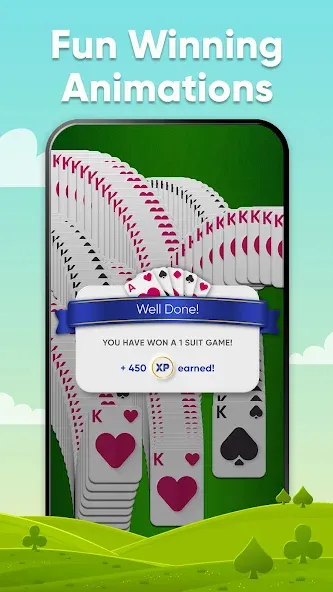 Spider Solitaire (Спайдер Солитер) [МОД: Бесконечные деньги, Монеты и Мега MOD] Screenshot 4