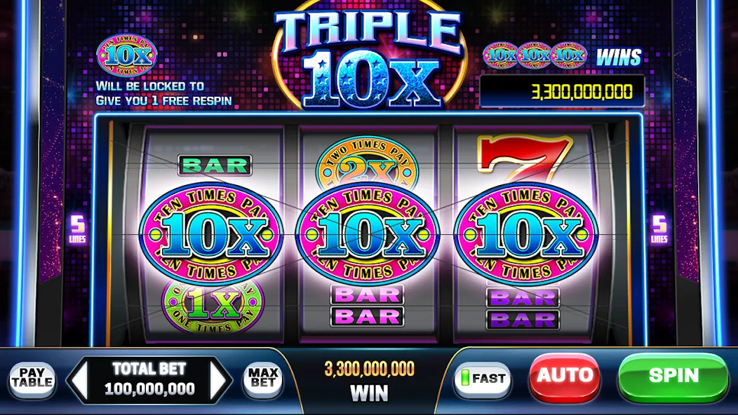 Play Las Vegas - Casino Slots (Плей Лас Вегас) [МОД: Все открыто, Дополнительные деньги и Меню MOD] Screenshot 3
