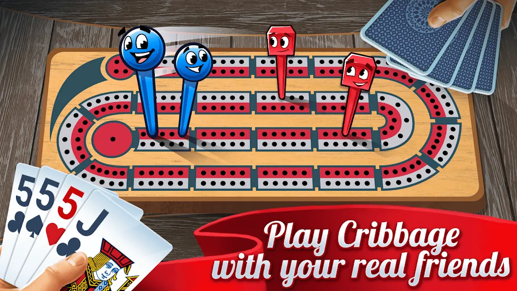 Ultimate Cribbage: Card Board (Ультимат Криббедж) [МОД: Много монет, Открытые уровни и Мега MOD] Screenshot 1