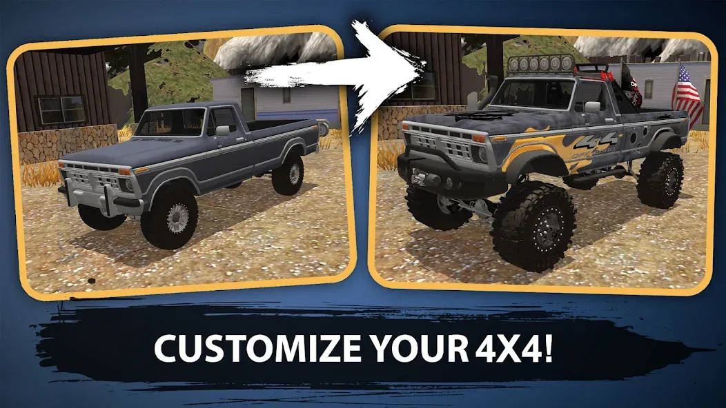 Offroad Racing & Mudding Games [МОД: Много денег, Монет и Все открыто] Screenshot 2