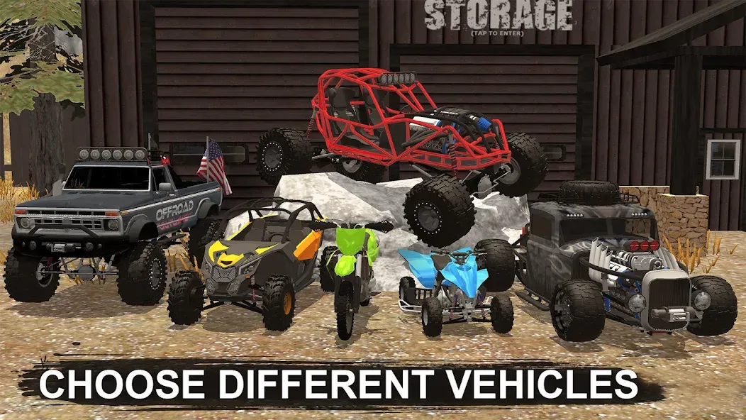 Offroad Racing & Mudding Games [МОД: Много денег, Монет и Все открыто] Screenshot 3