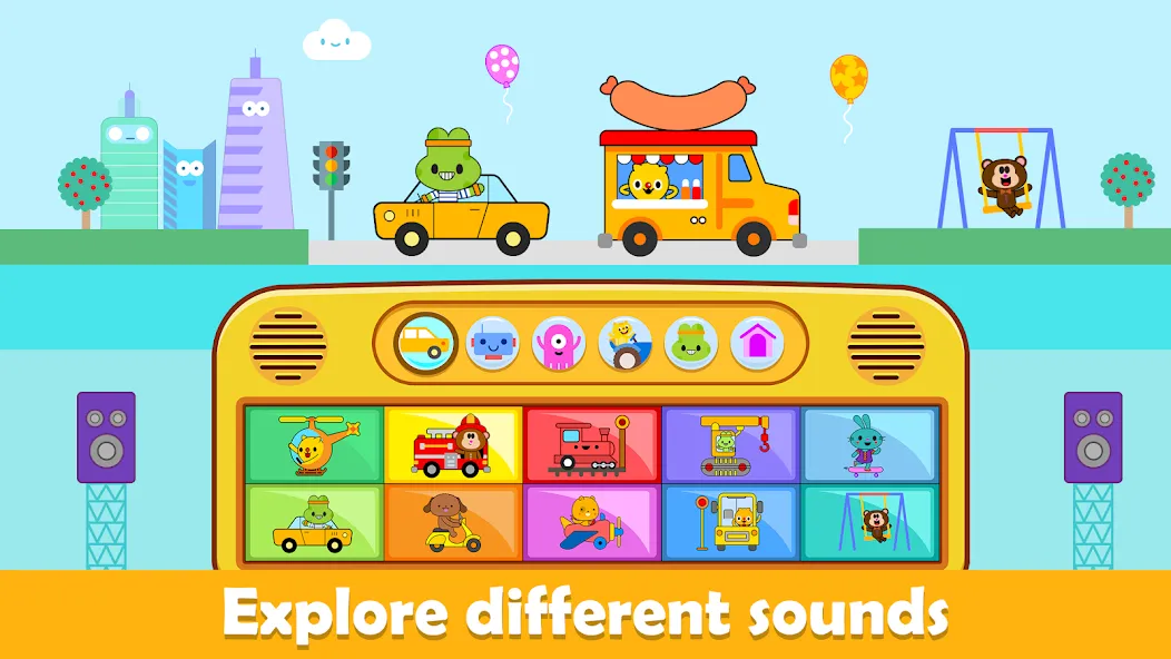 Baby Piano Kids Music Games [МОД: Много денег, Монет и Все открыто] Screenshot 2