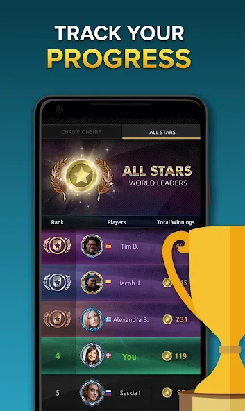 Chess Stars Multiplayer Online (Чесс Старс) [МОД: Много монет, Открытые уровни и Мега MOD] Screenshot 5