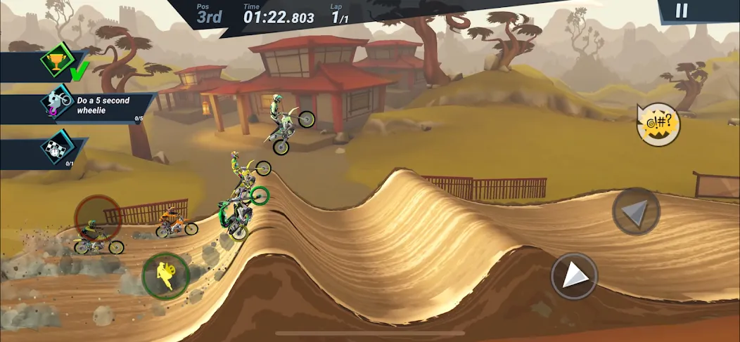 Mad Skills Motocross 3 (Мэд Скиллз Мотокросс 3) [МОД: Бесконечные деньги, Монеты и Мега MOD] Screenshot 1