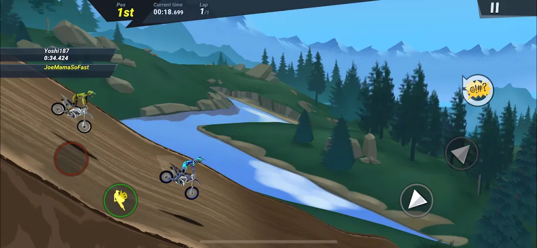 Mad Skills Motocross 3 (Мэд Скиллз Мотокросс 3) [МОД: Бесконечные деньги, Монеты и Мега MOD] Screenshot 3