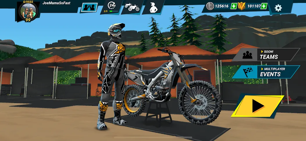 Mad Skills Motocross 3 (Мэд Скиллз Мотокросс 3) [МОД: Бесконечные деньги, Монеты и Мега MOD] Screenshot 4
