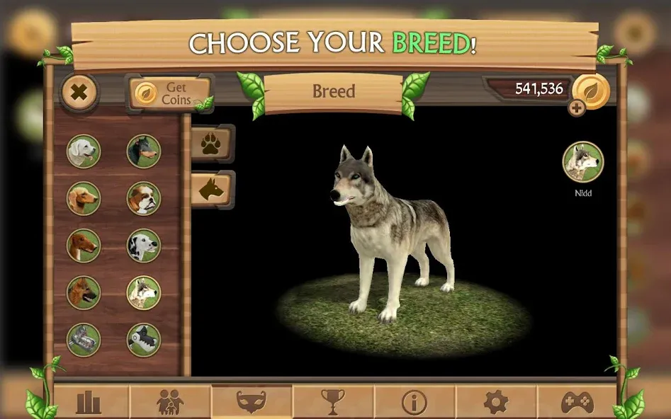 Dog Sim Online: Raise a Family [МОД: Много денег, Монет и Все открыто] Screenshot 2