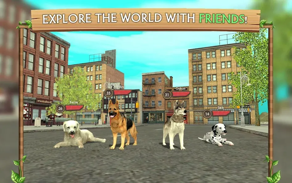 Dog Sim Online: Raise a Family [МОД: Много денег, Монет и Все открыто] Screenshot 4