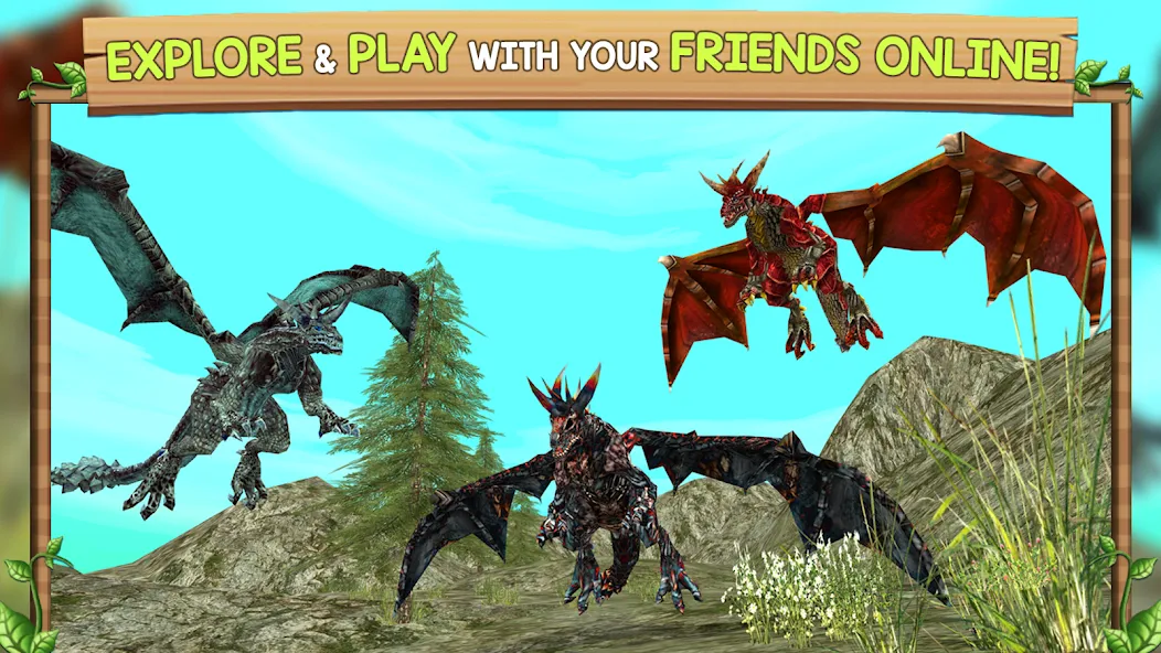 Dragon Sim Online: Be A Dragon [МОД: Много монет, Открытые уровни и Мега MOD] Screenshot 4