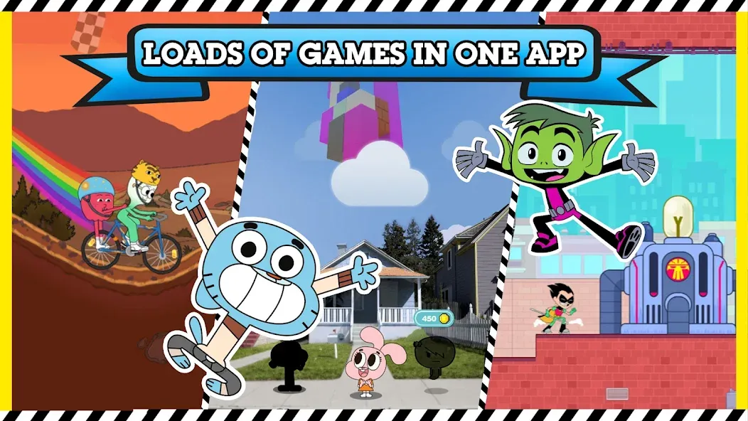 Cartoon Network GameBox (Картун Нетворк ГеймБокс) [МОД: Меню, Бесконечные монеты и Открытые уровни] Screenshot 2