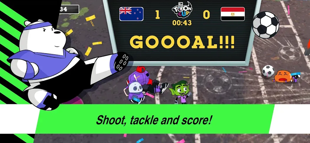 Toon Cup - Football Game [МОД: Бесконечные деньги, Монеты и Мега MOD] Screenshot 5