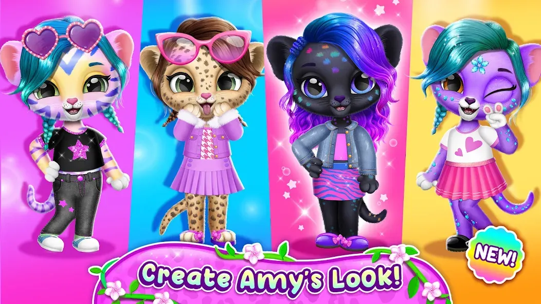 Amy Care - My Leopard Baby [МОД: Бесконечные деньги, Монеты и Мега MOD] Screenshot 2