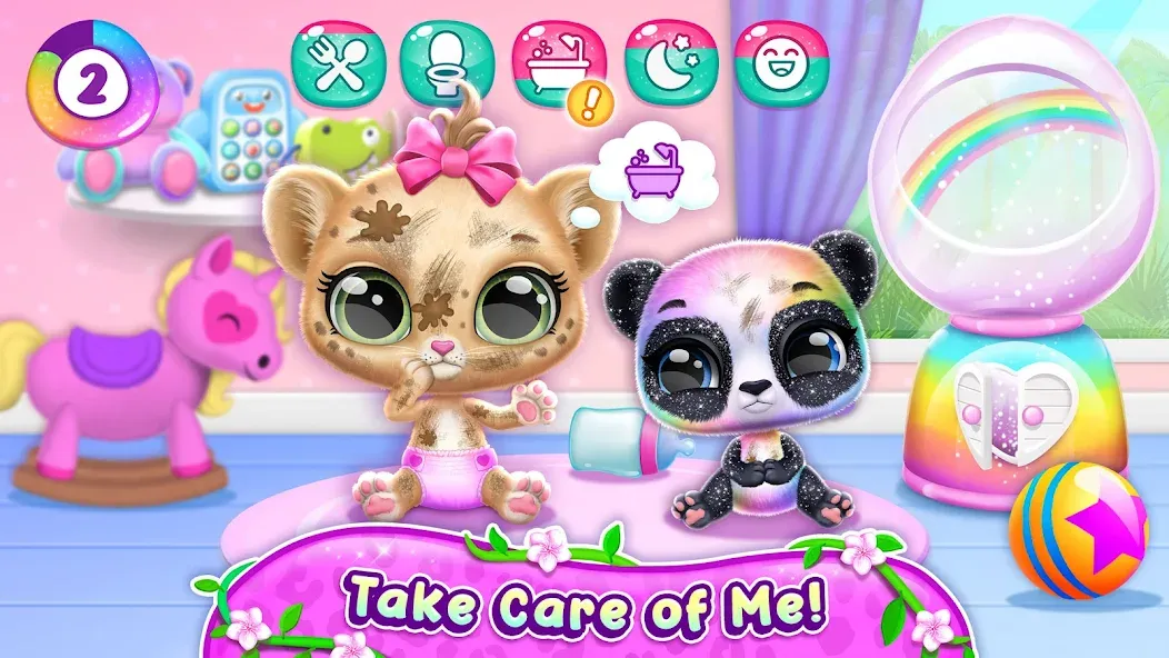 Amy Care - My Leopard Baby [МОД: Бесконечные деньги, Монеты и Мега MOD] Screenshot 4