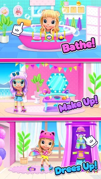 Cutie Care - Sweet Babysitter [МОД: Много монет, Открытые уровни и Мега MOD] Screenshot 2
