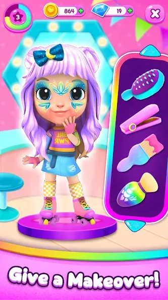 Cutie Care - Sweet Babysitter [МОД: Много монет, Открытые уровни и Мега MOD] Screenshot 3