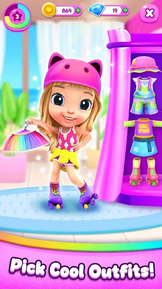 Cutie Care - Sweet Babysitter [МОД: Много монет, Открытые уровни и Мега MOD] Screenshot 4