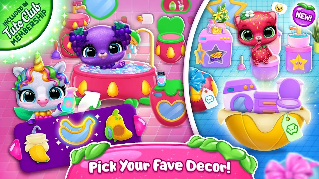 Fruitsies - Pet Friends (Фрутсиз) [МОД: Все открыто, Дополнительные деньги и Меню MOD] Screenshot 1