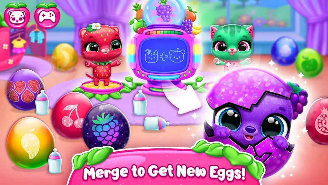 Fruitsies - Pet Friends (Фрутсиз) [МОД: Все открыто, Дополнительные деньги и Меню MOD] Screenshot 3