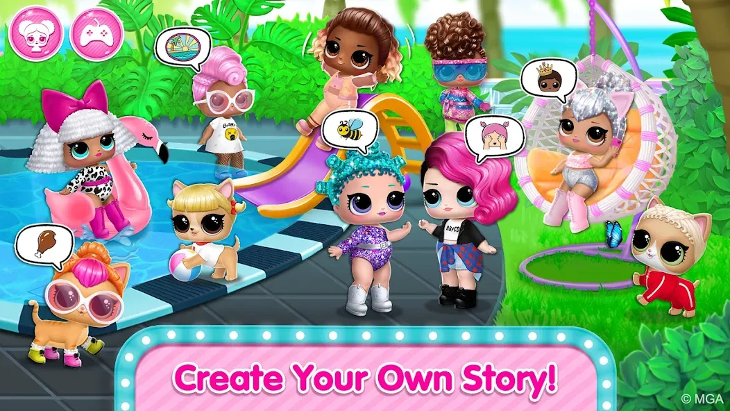 L.O.L. Surprise! Disco House [МОД: Все открыто, Дополнительные деньги и Меню MOD] Screenshot 5