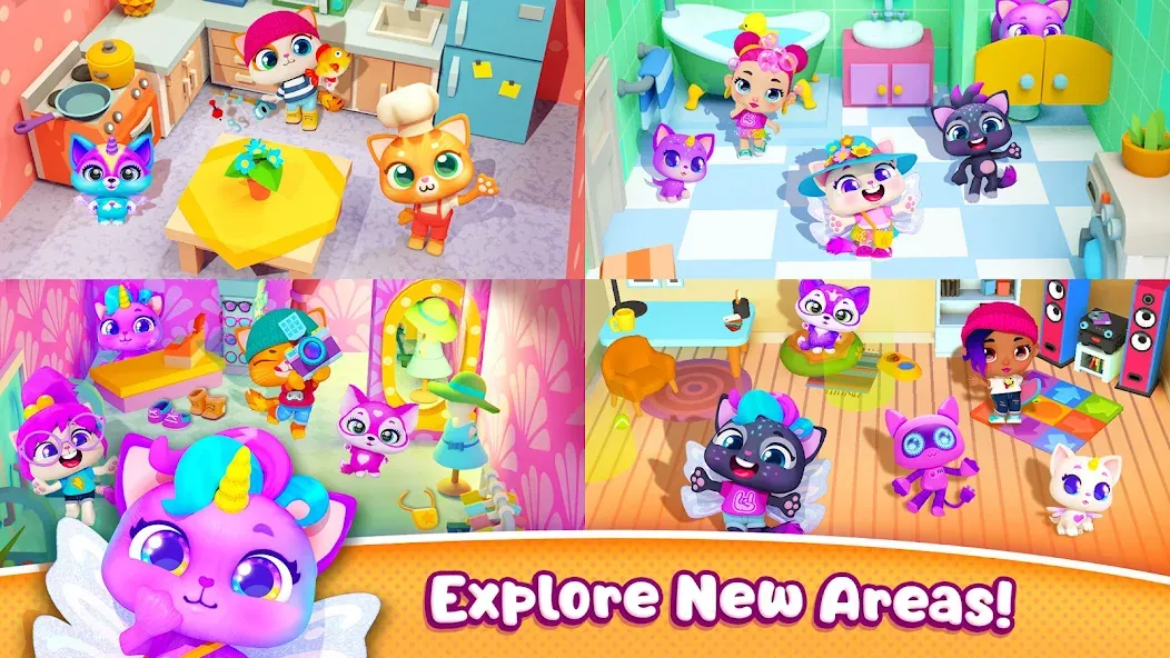 Pocket Town - Animal World [МОД: Много денег, Монет и Все открыто] Screenshot 5