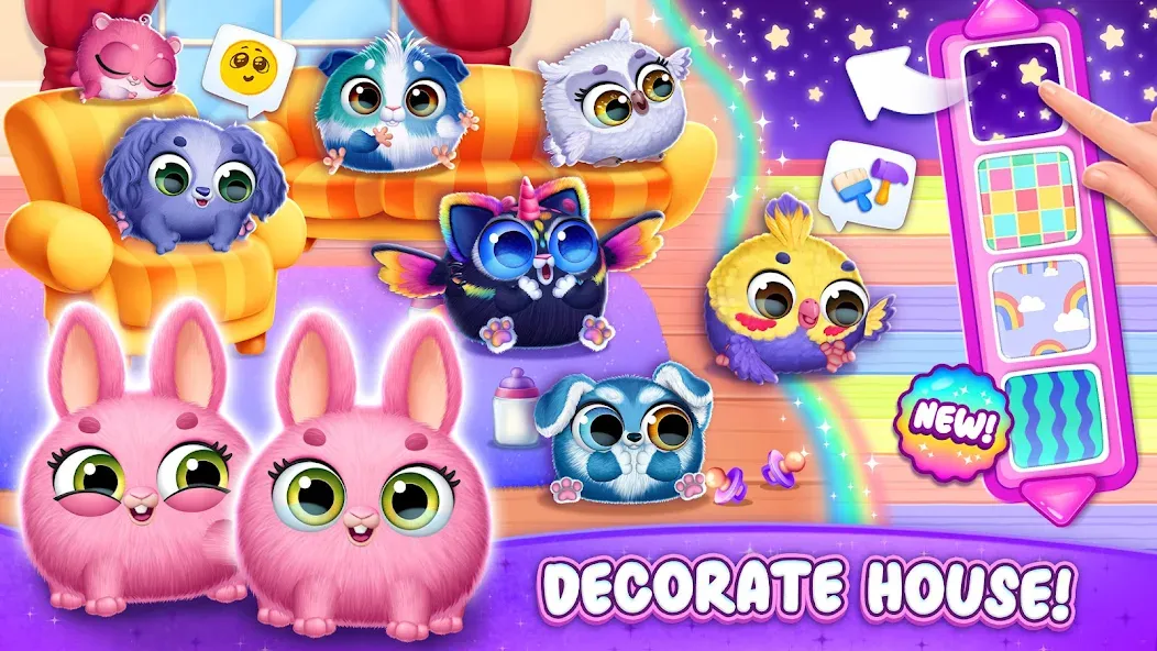 Smolsies 2 - Cute Pet Stories (Смолсис 2) [МОД: Много монет, Открытые уровни и Мега MOD] Screenshot 3