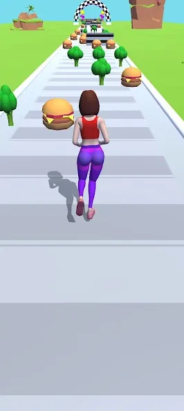 Twerk Race 3D: Belly Body Run (Тверк Рейс 3D) [МОД: Бесконечные деньги, Монеты и Мега MOD] Screenshot 1