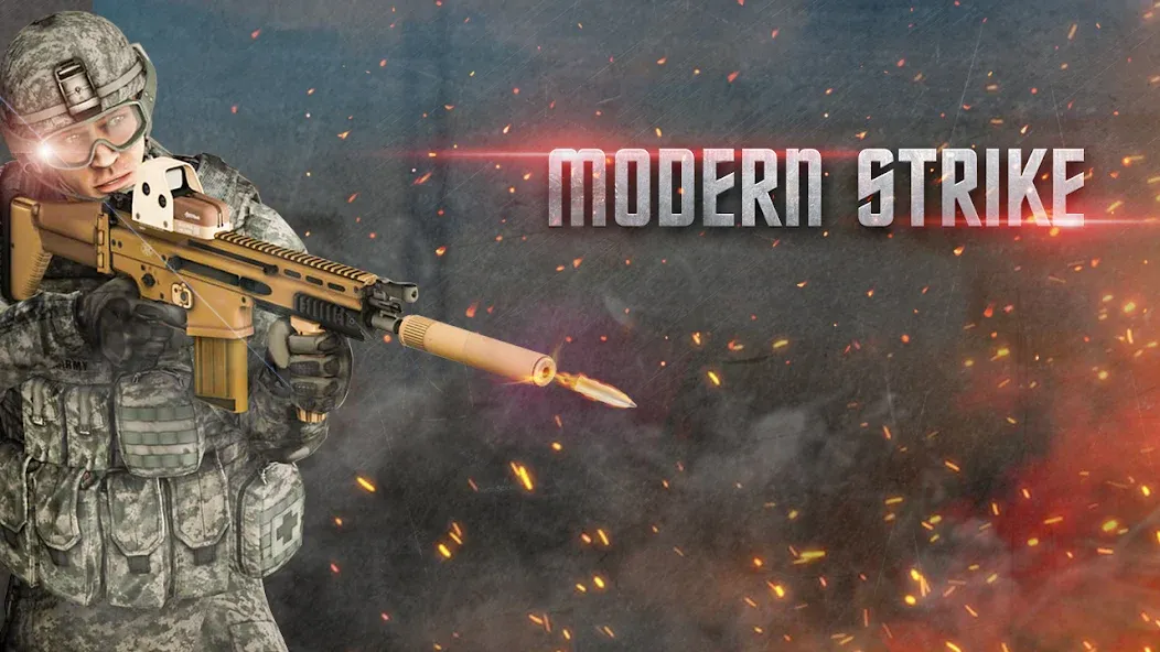 Modern Commando FPS Army Games [МОД: Все открыто, Дополнительные деньги и Меню MOD] Screenshot 1