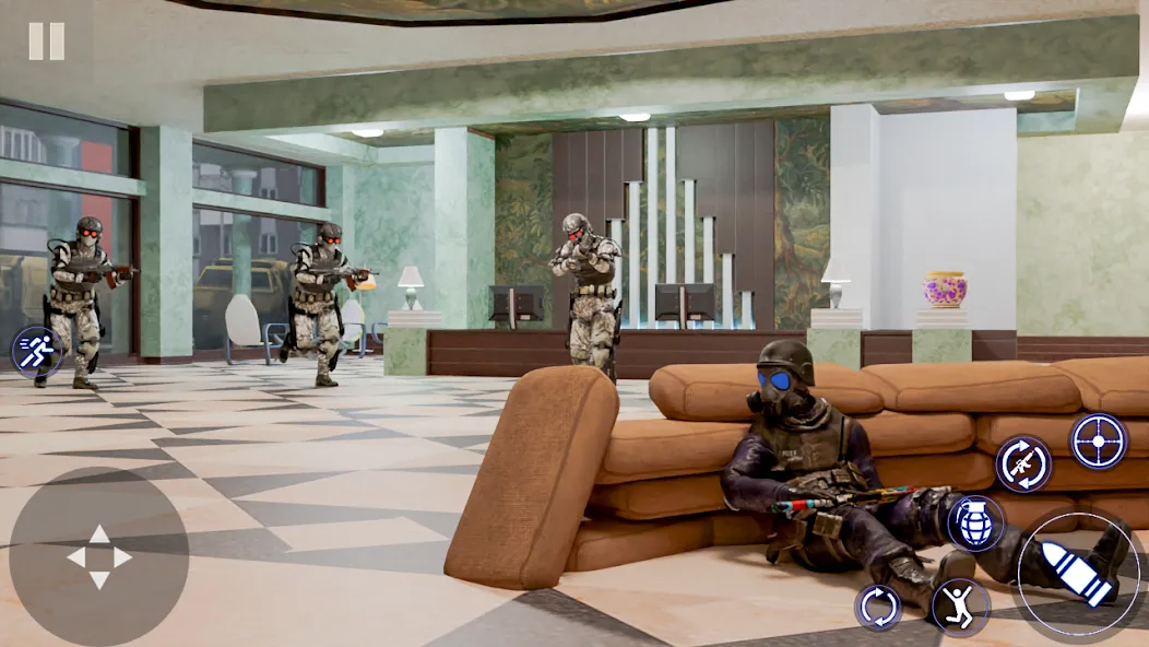 Modern Commando FPS Army Games [МОД: Все открыто, Дополнительные деньги и Меню MOD] Screenshot 2