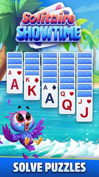 Solitaire Showtime (Солитер Шоутайм) [МОД: Бесконечные деньги, Монеты и Мега MOD] Screenshot 1