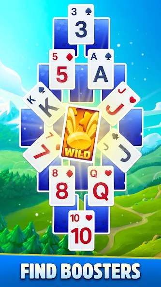 Solitaire Showtime (Солитер Шоутайм) [МОД: Бесконечные деньги, Монеты и Мега MOD] Screenshot 3