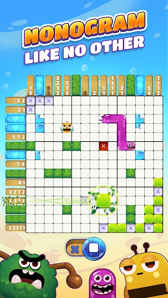 Nono Crossing Picture Nonogram (Ноно Кроссинг) [МОД: Много монет, Открытые уровни и Мега MOD] Screenshot 2