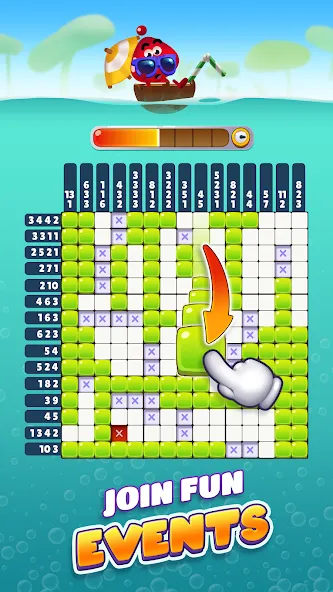 Nono Crossing Picture Nonogram (Ноно Кроссинг) [МОД: Много монет, Открытые уровни и Мега MOD] Screenshot 5
