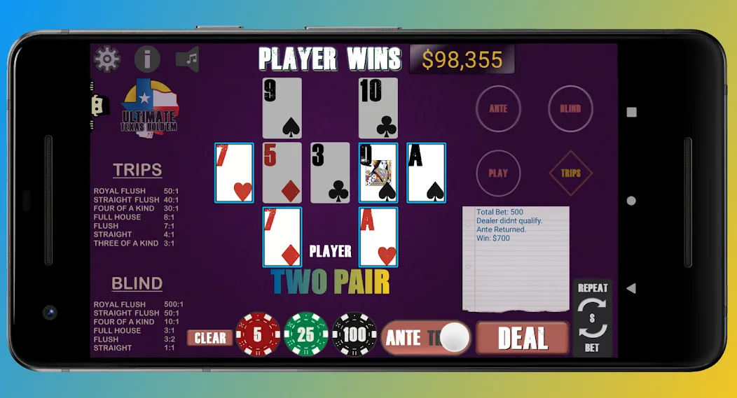 Texas Ultimate Holdem (Техасский Ультимейт Холдем) [МОД: Много денег, Монет и Все открыто] Screenshot 3