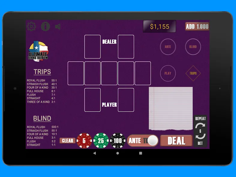 Texas Ultimate Holdem (Техасский Ультимейт Холдем) [МОД: Много денег, Монет и Все открыто] Screenshot 4