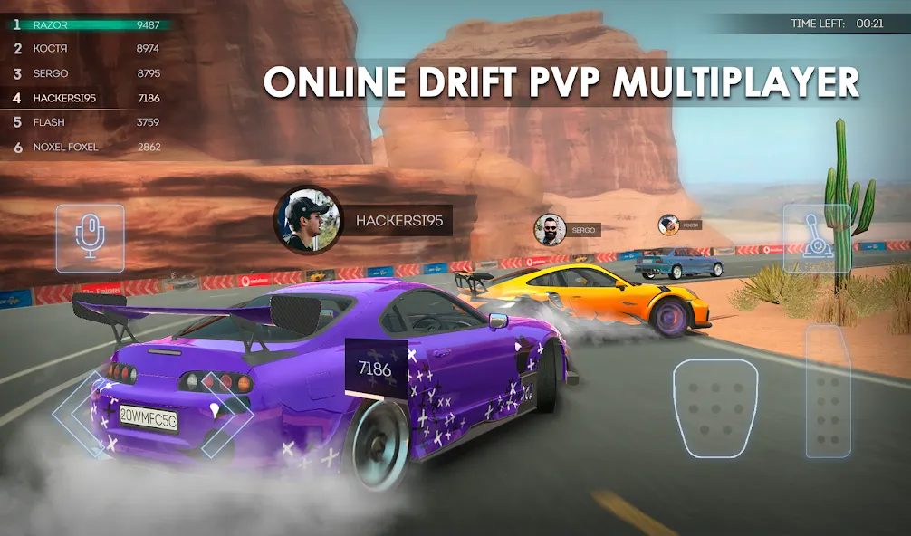 Tuning Club Online (Тюнинг Клуб Онлайн) [МОД: Меню, Бесконечные монеты и Открытые уровни] Screenshot 4