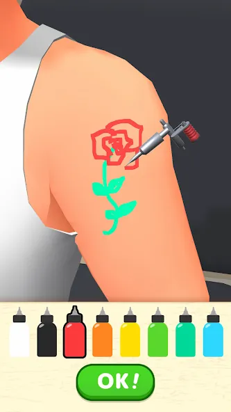 Dream Tattoo (Дрим Тату) [МОД: Бесконечные деньги, Монеты и Мега MOD] Screenshot 1