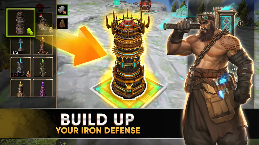 Clash of Beasts: Tower Defense (Клэш оф Бистс) [МОД: Бесконечные деньги, Монеты и Мега MOD] Screenshot 3