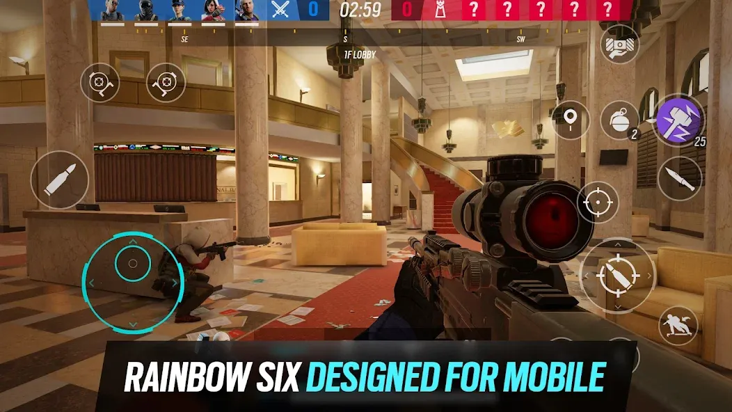 Rainbow Six Mobile (Рейнбоу Сикс Мобайл) [МОД: Все открыто, Дополнительные деньги и Меню MOD] Screenshot 1