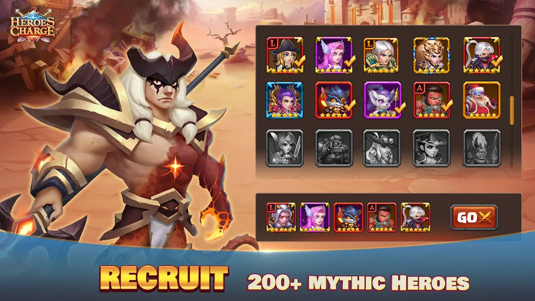 Heroes Charge (Хироес Чардж) [МОД: Много денег, Монет и Все открыто] Screenshot 4