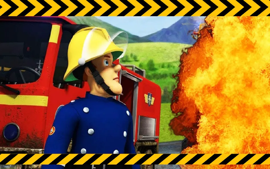 Fireman sam Truck rescue (Пожарный Сэм и спасение на грузовике) [МОД: Бесконечные деньги, Монеты и Мега MOD] Screenshot 4