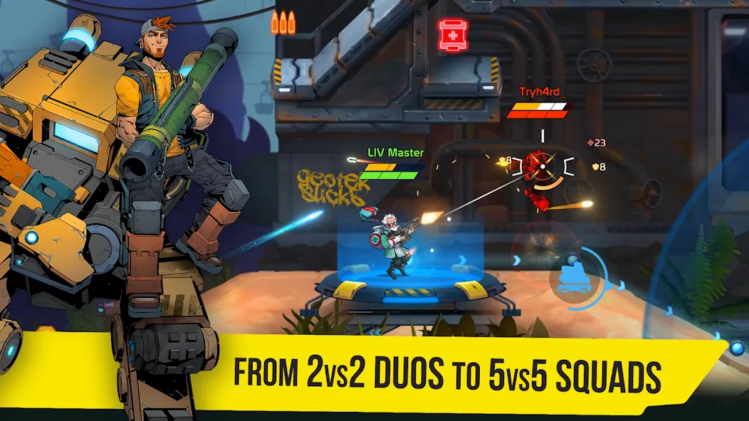 SquadBlast (СквадБласт) [МОД: Бесконечные деньги, Монеты и Мега MOD] Screenshot 2