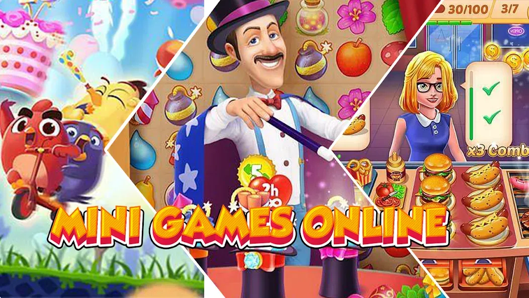Mini Games Online (Миниигры онлайн) [МОД: Деньги, Монеты и Меню MOD] Screenshot 1