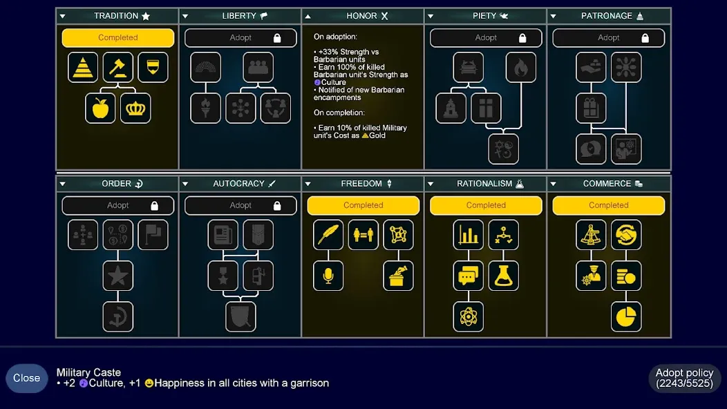 Unciv (Унцив) [МОД: Бесконечные деньги, Монеты и Мега MOD] Screenshot 4