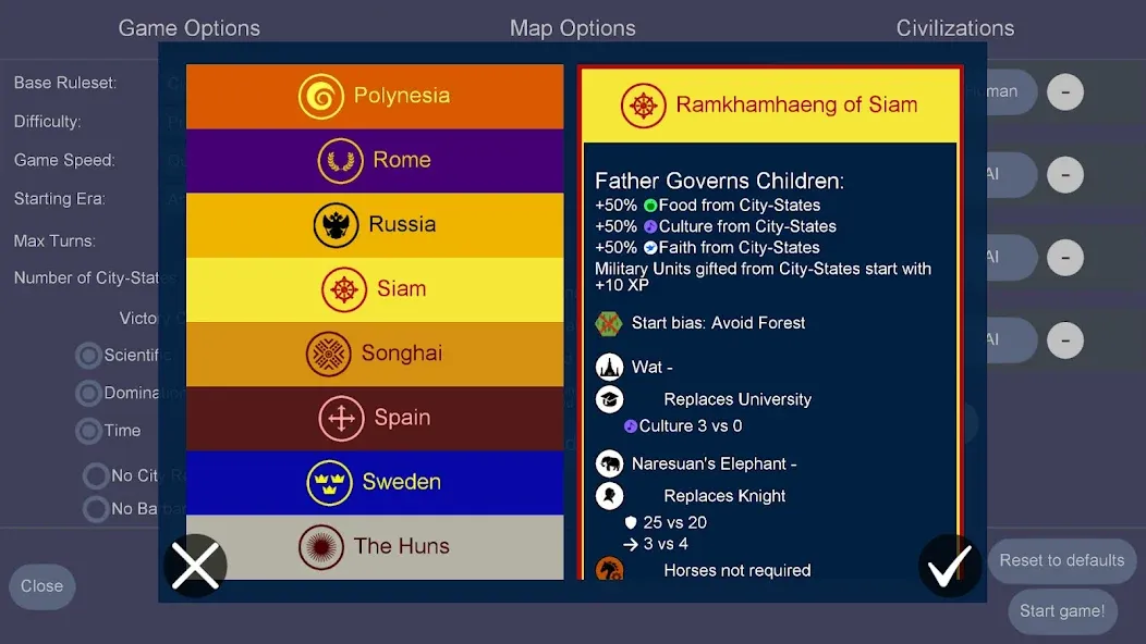 Unciv (Унцив) [МОД: Бесконечные деньги, Монеты и Мега MOD] Screenshot 5